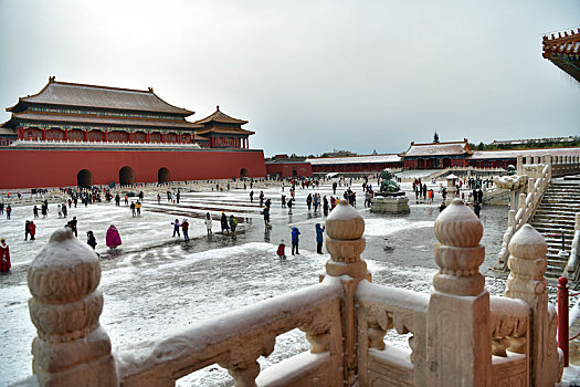 故宫,雪景