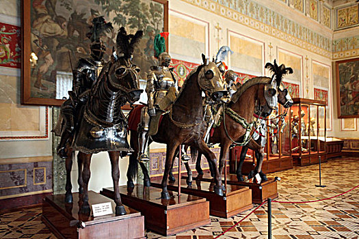 俄罗斯皇宫博物馆内沙皇一世战马