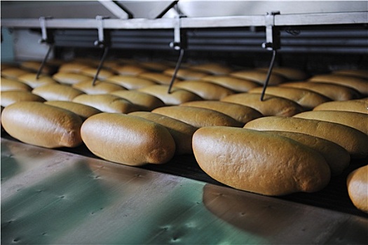 面包,工厂,制作