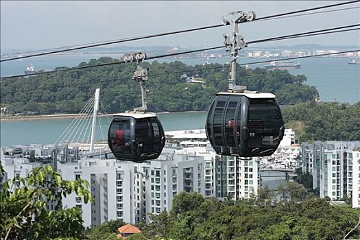 缆车,新加坡,亚洲
