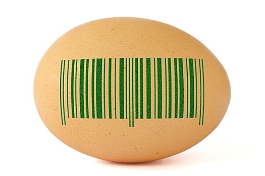 红皮鸡蛋,绿色,条形码