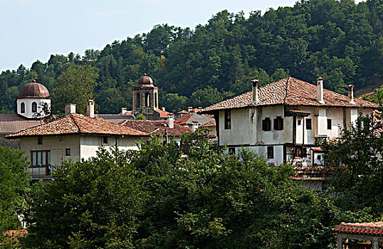传统,房子,保加利亚