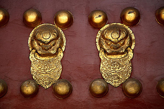 北京,天安门,红门,铜狮