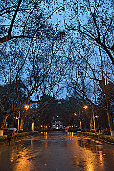 南京大学夜景