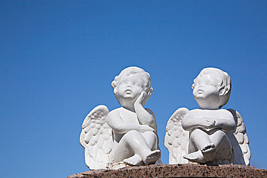 天使,小雕像,魁北克,加拿大