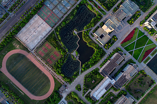 江苏省淮安市大学城航拍