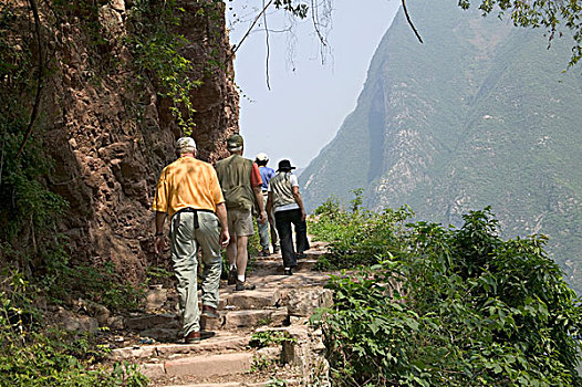 峡谷,乡村,三峡,长江,中国