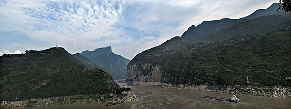 长江三峡瞿塘峡,夔门