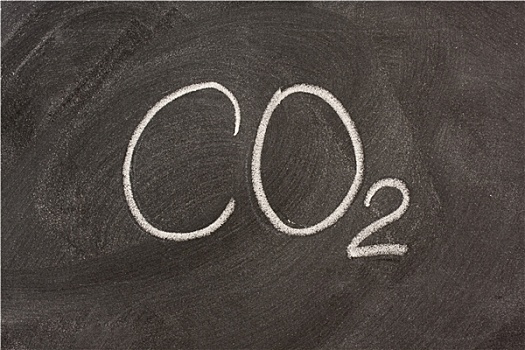 化学品,象征,二氧化碳,黑板