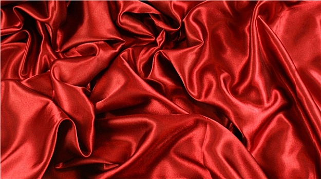 红色,绸缎