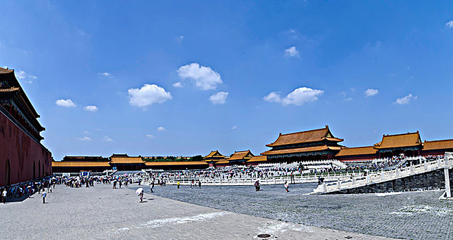 北京故宫太和殿广场