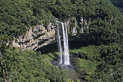 瀑布,州立公园,巴西