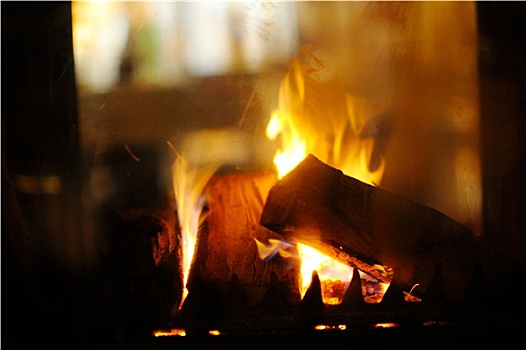 壁炉,火焰,背景