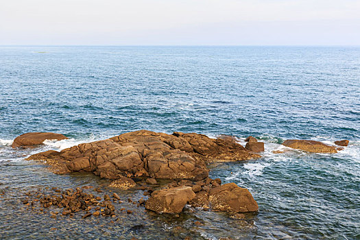 岛礁大海自然风光