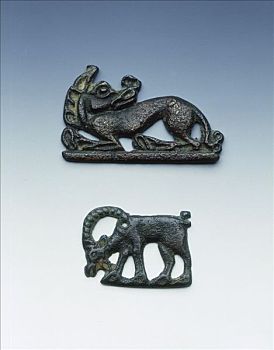 两个,青铜,东方,公元前3世纪,艺术家,未知