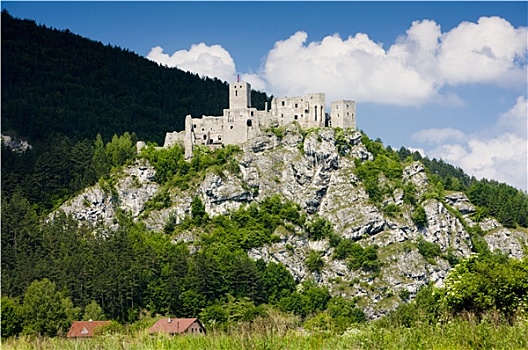 遗址,城堡,斯洛伐克
