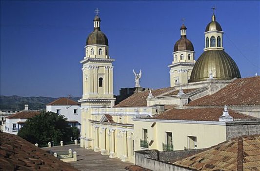 古巴,圣地亚哥,大教堂