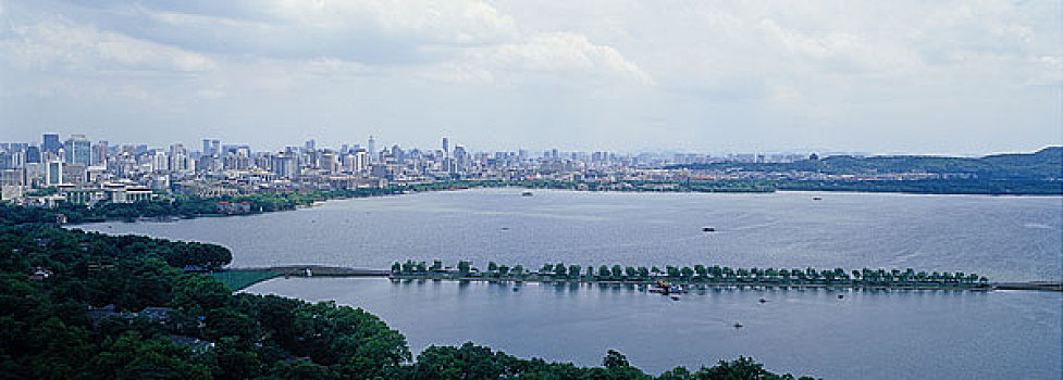 浙江杭州西湖·白堤·