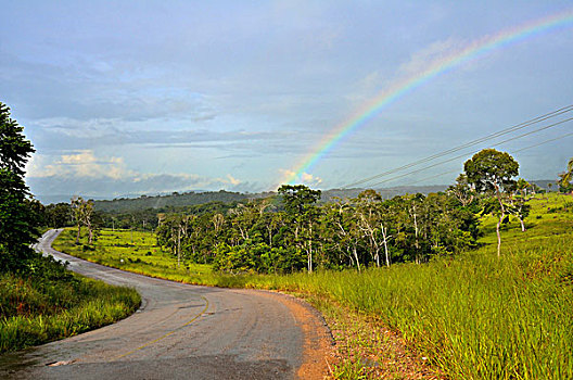 风景,彩虹,玻利维亚,南美