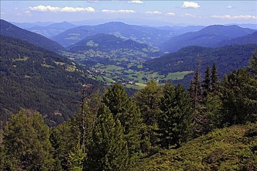 风景,萨尔茨堡,阿尔卑斯山,靠近,陶安,萨尔茨堡州,奥地利