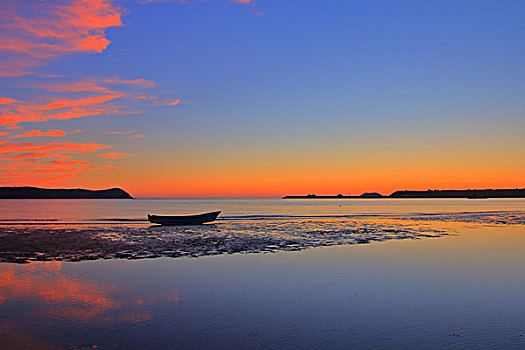 海边彩霞