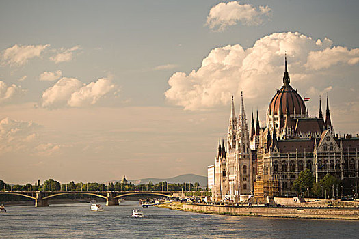 国会大厦,多瑙河,链索桥,害虫,布达佩斯,匈牙利,欧洲
