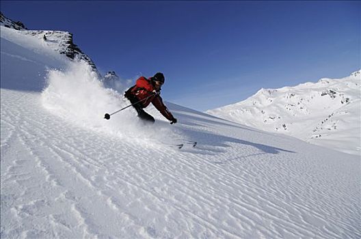 滑雪,提洛尔,奥地利,欧洲