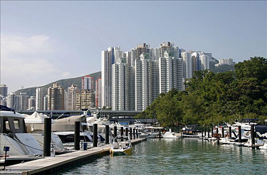 码头,香港,中国,亚洲