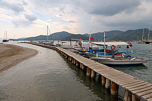 码头,费特希耶,省,土耳其