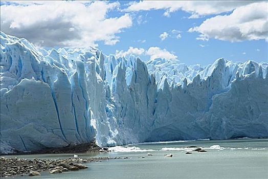 仰视,冰河,莫雷诺冰川,阿根廷,国家公园,阿根廷湖,卡拉法特,巴塔哥尼亚