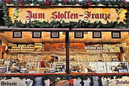 货摊,圣诞节,市场,城镇,慕尼黑,巴伐利亚,德国,欧洲