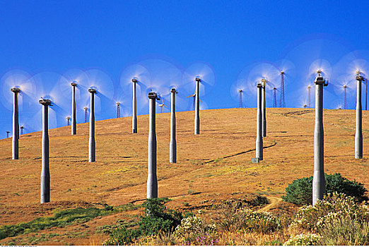 风电场,加利福尼亚,美国