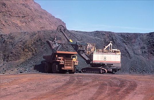 铁矿,开采,切削,澳大利亚