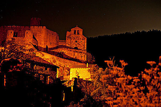 城堡,夜晚