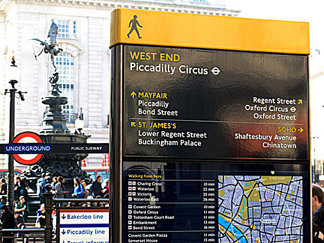伦敦西区,信息指示,马戏团
