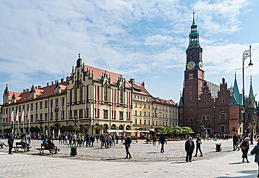 波兰,弗罗茨瓦夫,老城,市政厅