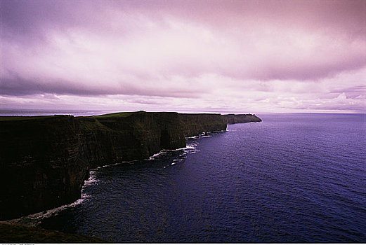 莫赫悬崖,海洋,克雷尔县,爱尔兰