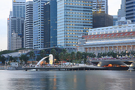 新加坡鱼尾狮公园商务区