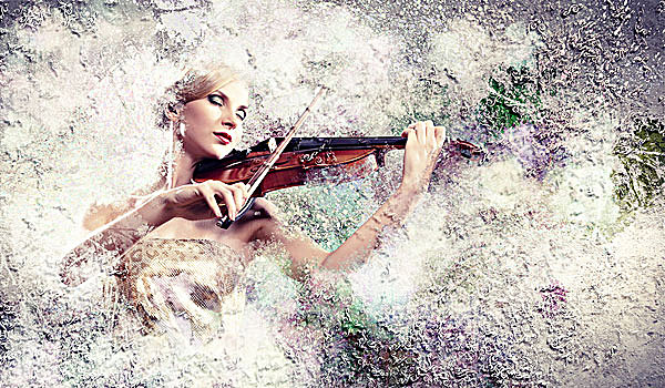 美女,女人,演奏,小提琴