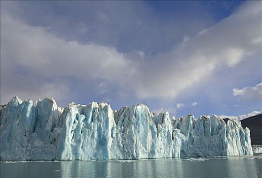 冰河,早晨,坎伯兰湾,西部,南乔治亚,南大洋,南极辐合带