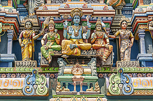 花园,庙宇,印度教,科伦坡,首都,斯里兰卡
