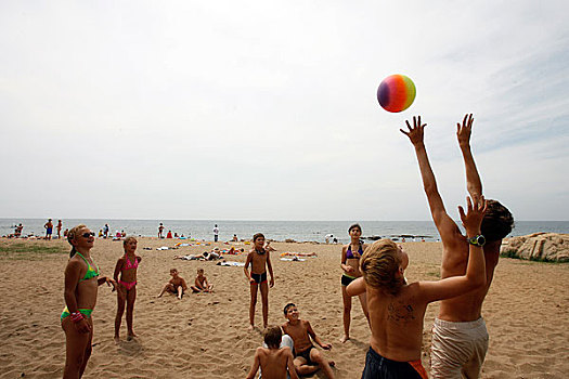 北戴河沙滩排球