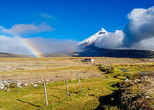 风景,火山,国家公园,省,厄瓜多尔,南美