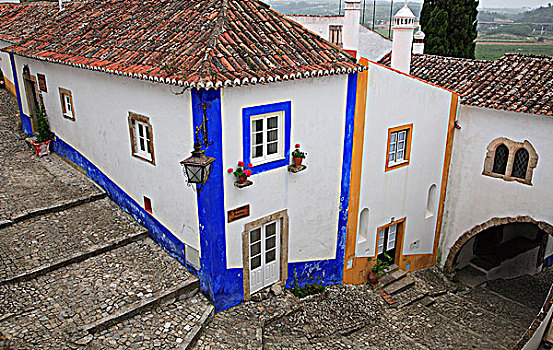 葡萄牙,奥比都斯,特色,传统,小,乡村
