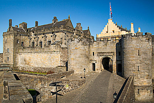 入口,斯特灵,城堡,苏格兰