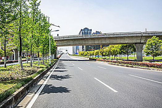 沥青,道路,现代,城市