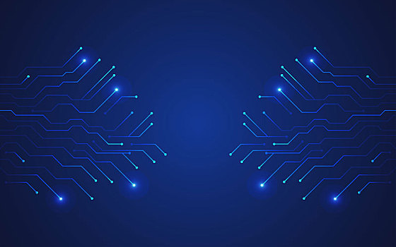 現代科技數據連接通信網絡信息安全抽象插畫