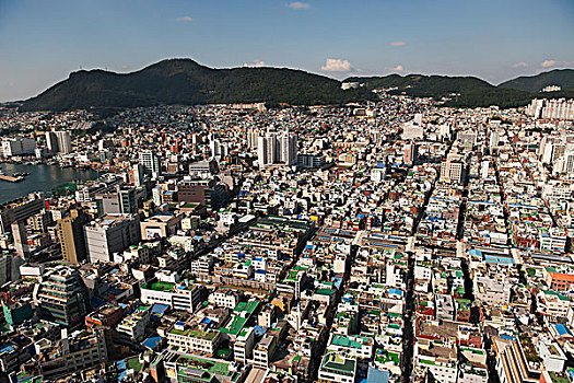 城市,水,釜山,韩国