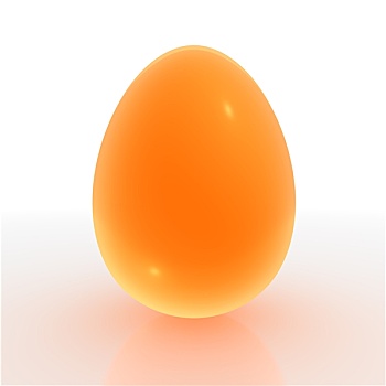半透明,橙色,蛋