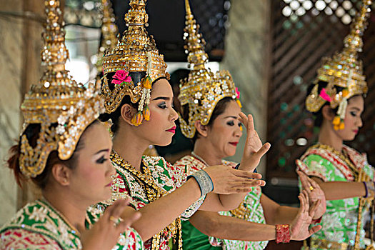 亚洲,泰国,曼谷,神祠,跳舞
